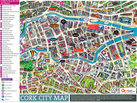 cork city centre map|Cork Attractions Map .